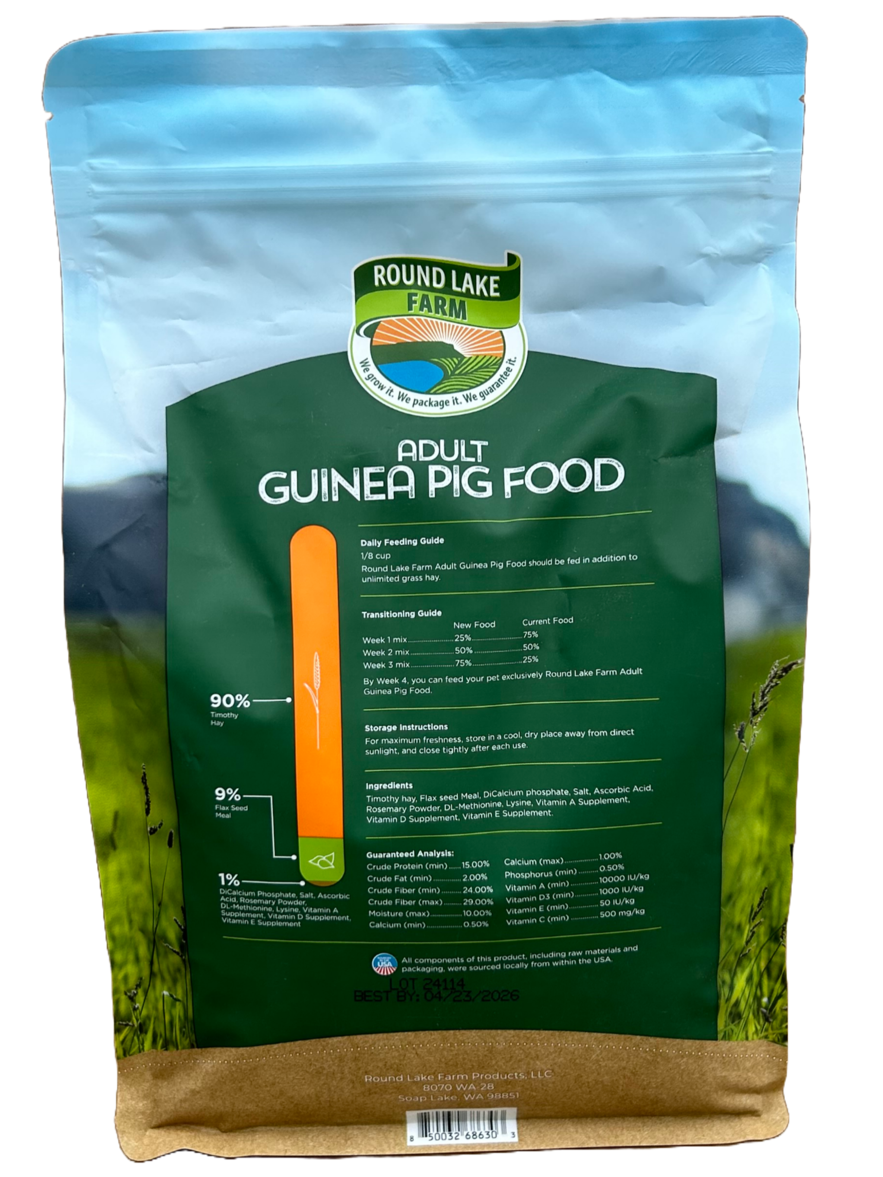 Round Lake Farm Adult Guinea Pig Food